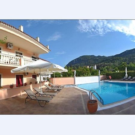 Apartments Corfu Sun Pool Side Benitses  Bagian luar foto